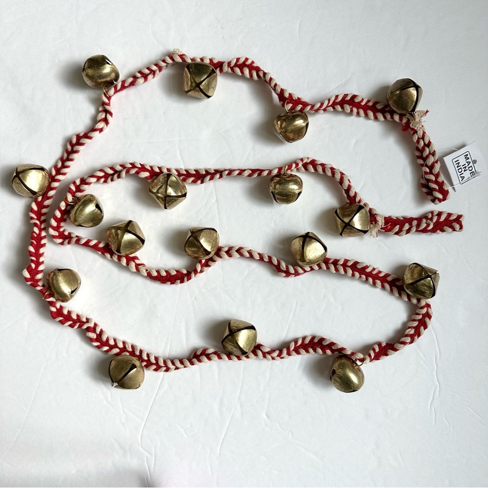 Pottery Barn Jingle Bell Garland 75”
